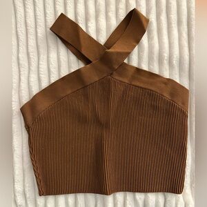 Babaton Ribbed Cross Tank